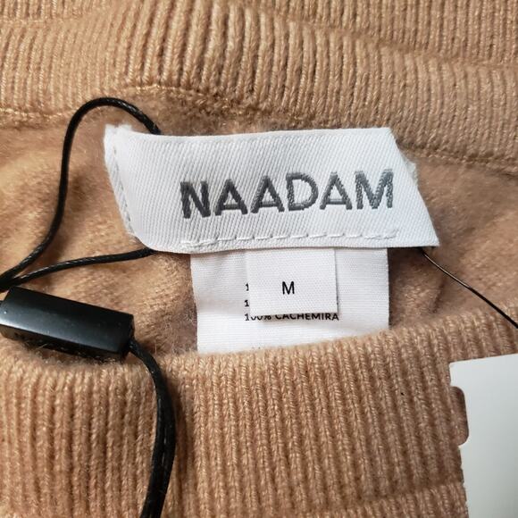 Naadam Cashmere slim tan joggers size medium - Picture 5 of 7